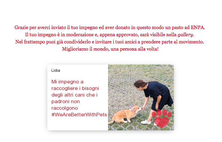 #WeAreBetterWithPets Nonsolofood per Purina